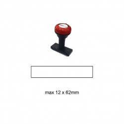 Hand Stamp MS1262R , 12x62mm